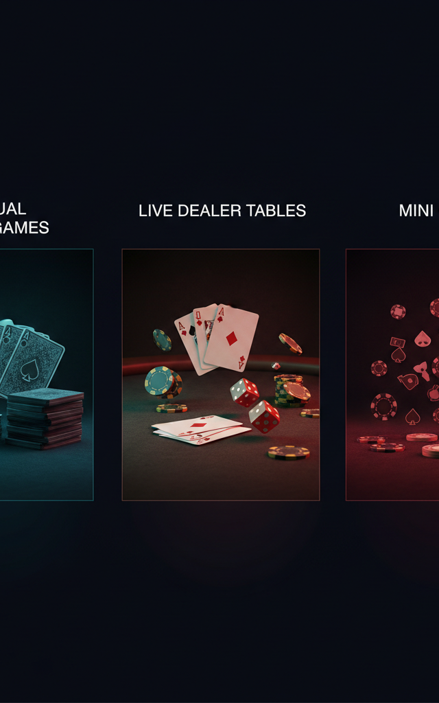 Virtual Table Games vs Live Dealer Tables vs Mini Games – Session Length, Pace, and Cost Per Hour Compared - Games article thumbnail