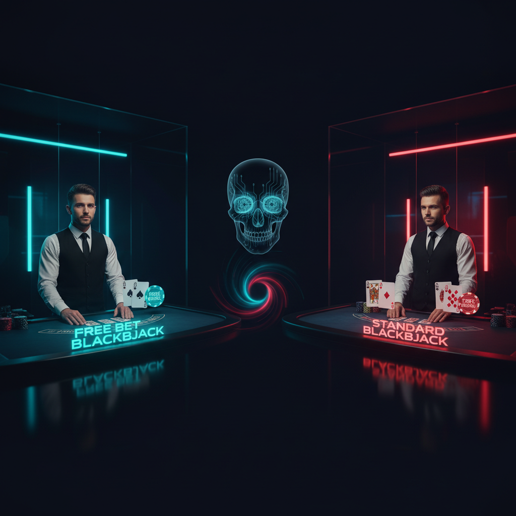 Featured image for article: Free Bet Blackjack vs Standard Blackjack – Why Free Doubles and Splits Come With a Hidden Cost