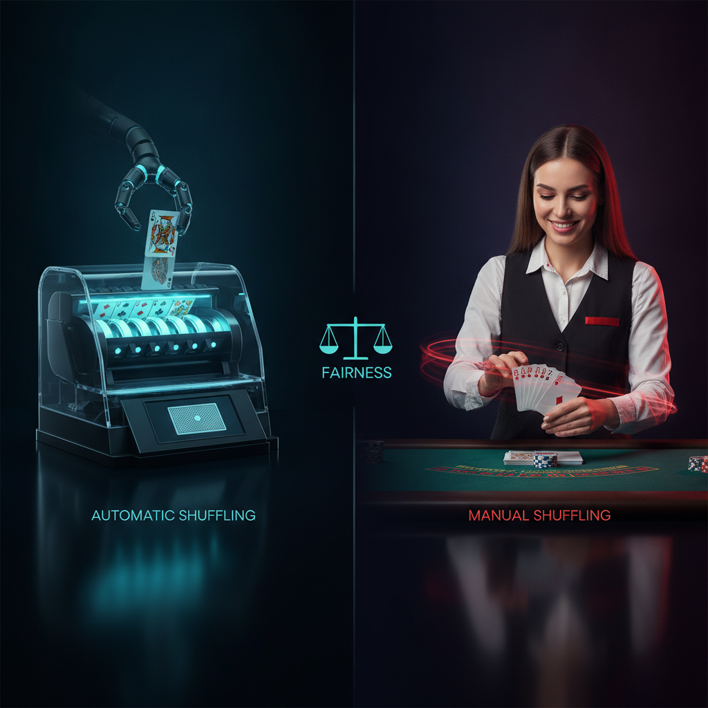 Featured image for article: The Difference Between Automatic and Manual Shuffling in Live Blackjack – And Which Is Fairer