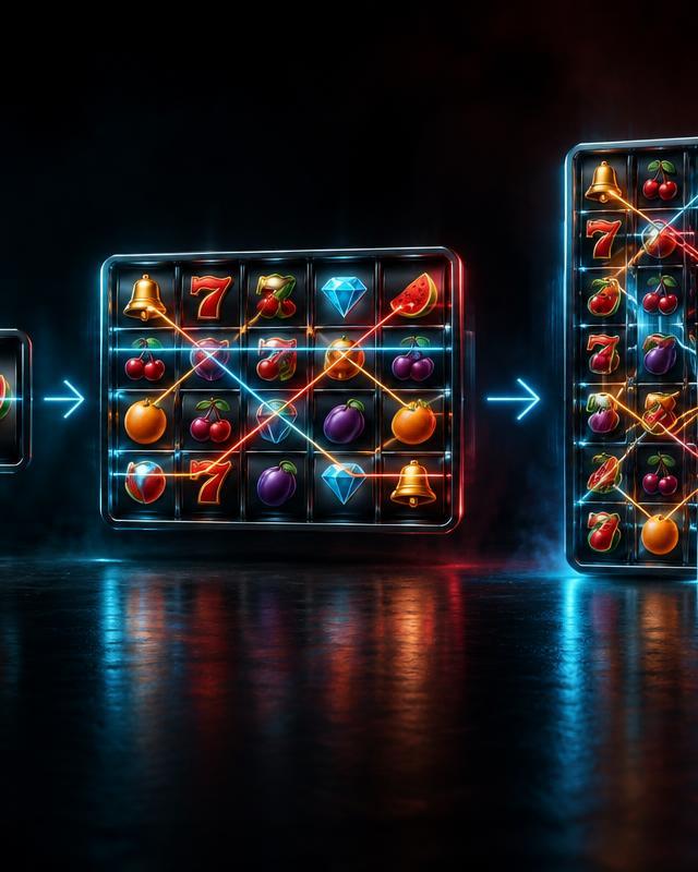 How Slot Paylines Evolved – From Single Line to 117,649 Megaways and Cluster Pays - Slots article thumbnail