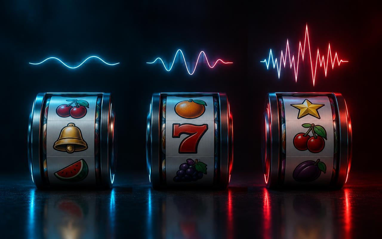 Featured image for article: The Complete Guide to Slot Volatility – Low, Medium, and High Variance and What Each Means for Your Bankroll