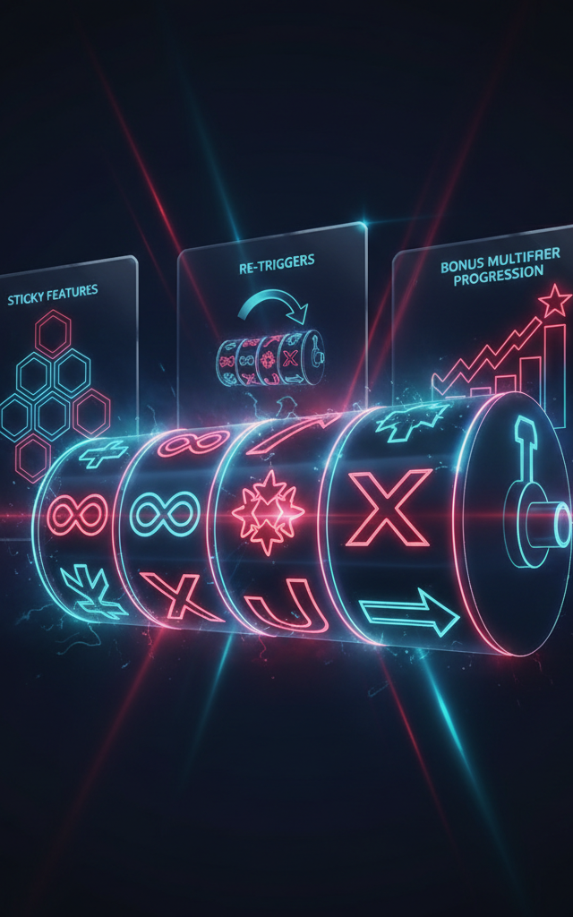 Sticky Features, Re-Triggers, and Bonus Multiplier Progression – How Bonus Round Complexity Has Evolved - Slots article thumbnail