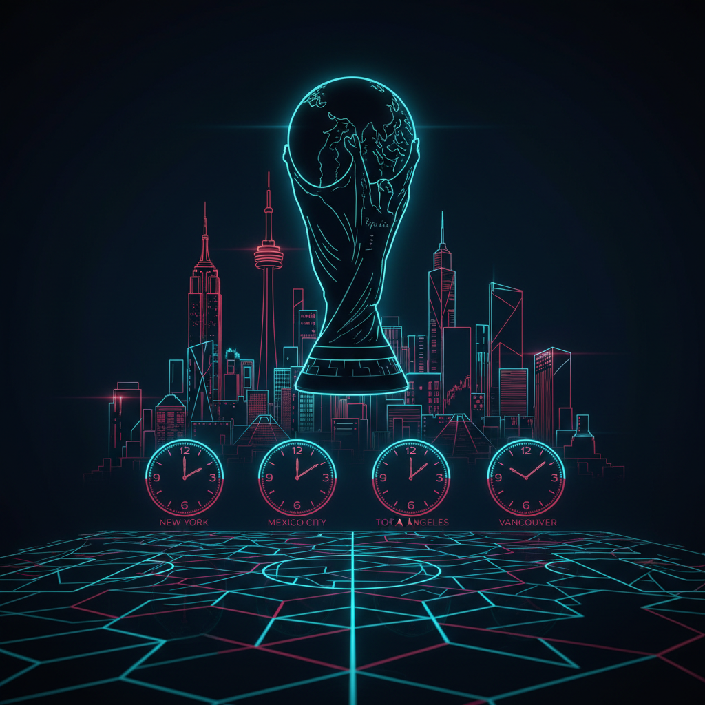 Featured image for article: World Cup 2026 – How Playing in North American Time Zones Changes Scheduling and Betting Patterns